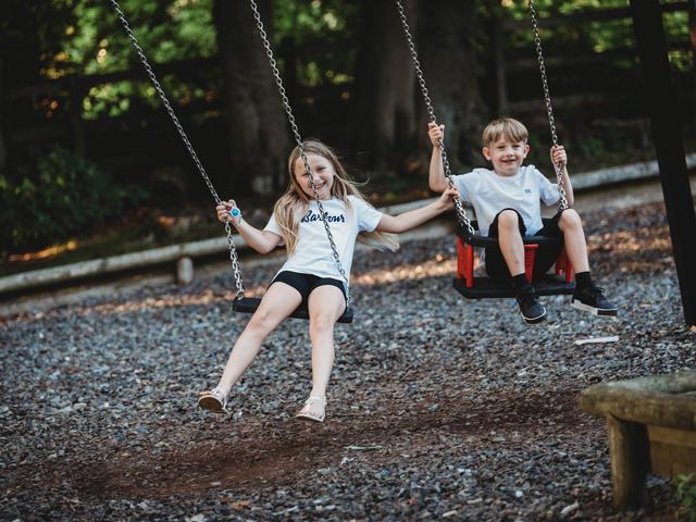 Swings at Knockerdowns Children Play Area