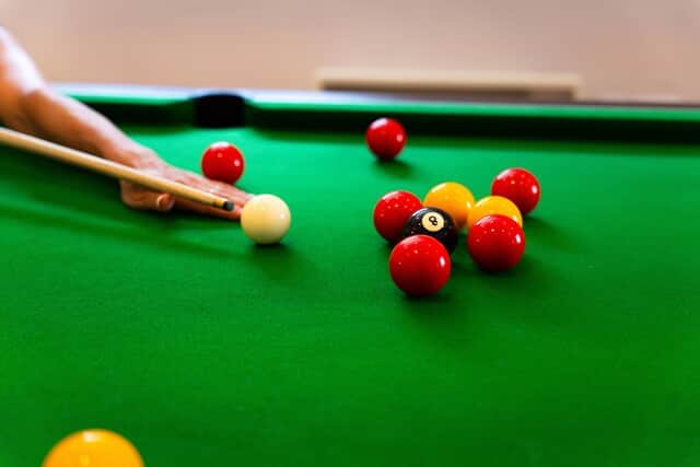 Enjoy a game of pool in the games room